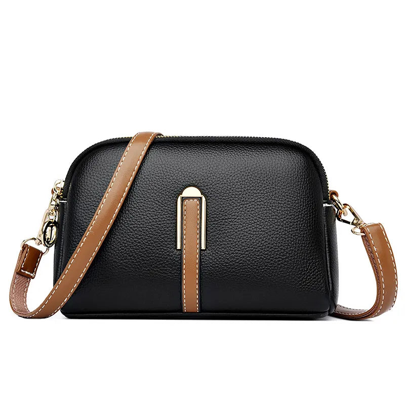 Bolsa Feminina de Couro Genuíno- Últimas Unidades