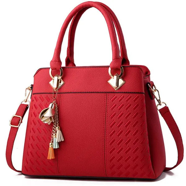 Bolsa feminina de couro transversal  Carme