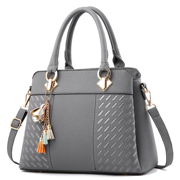 Bolsa feminina de couro transversal  Carme