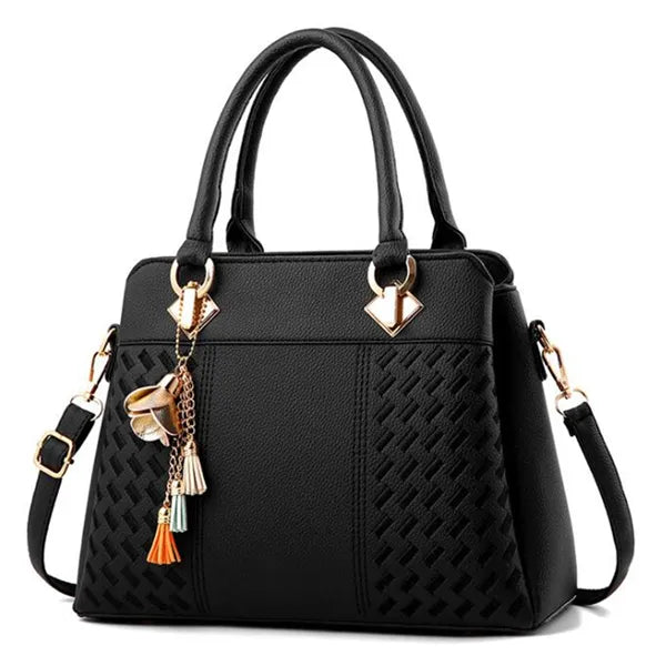 Bolsa feminina de couro transversal  Carme