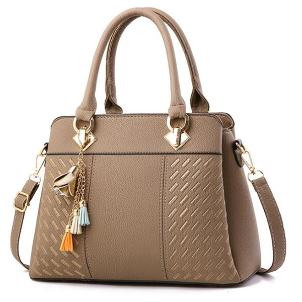 Bolsa feminina de couro transversal  Carme