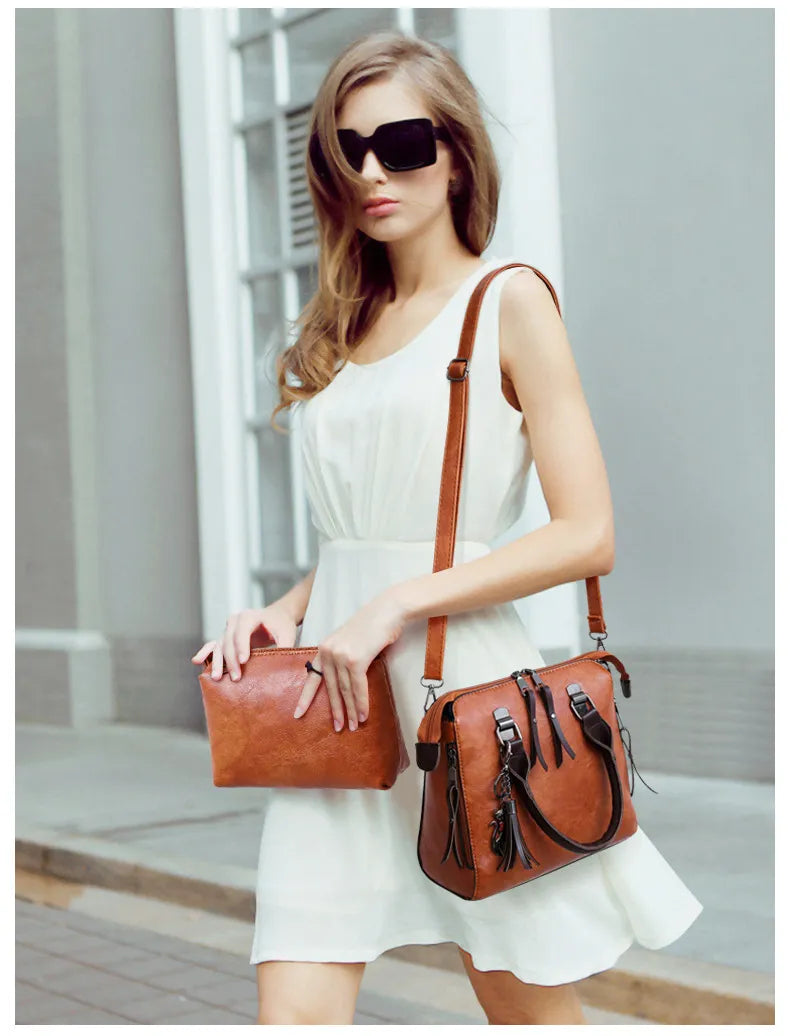 Bolsa Nature de Couro - Compre 1 Leve 4 [MEGA OFERTA AURORA]