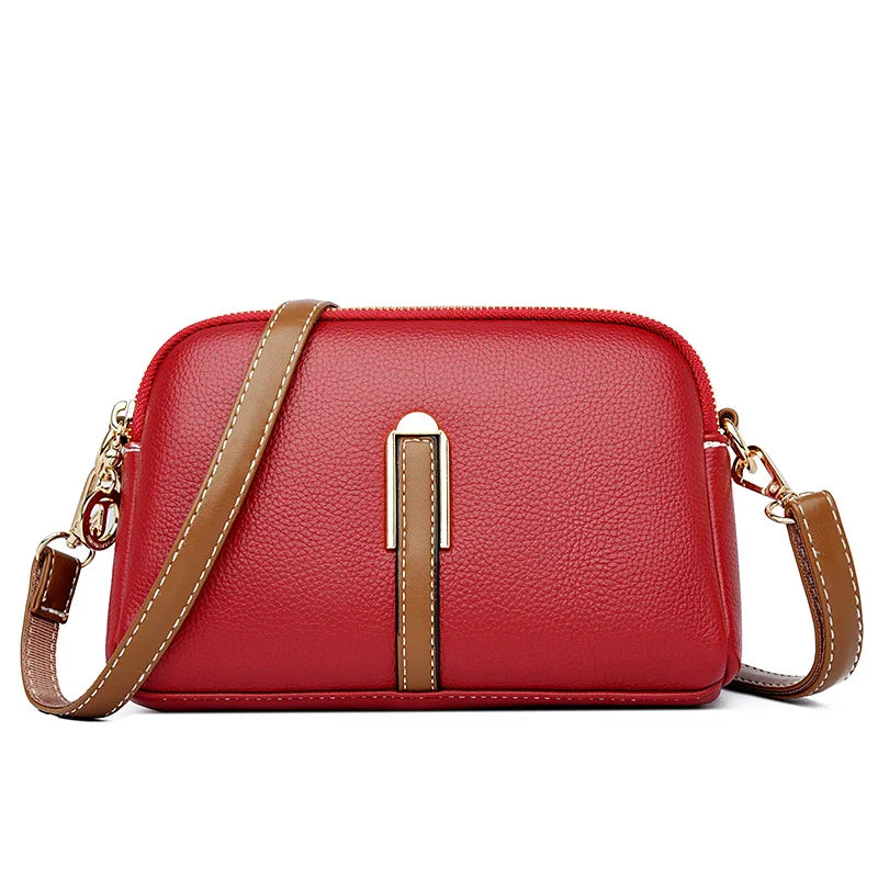 Bolsa Feminina de Couro Genuíno- Últimas Unidades