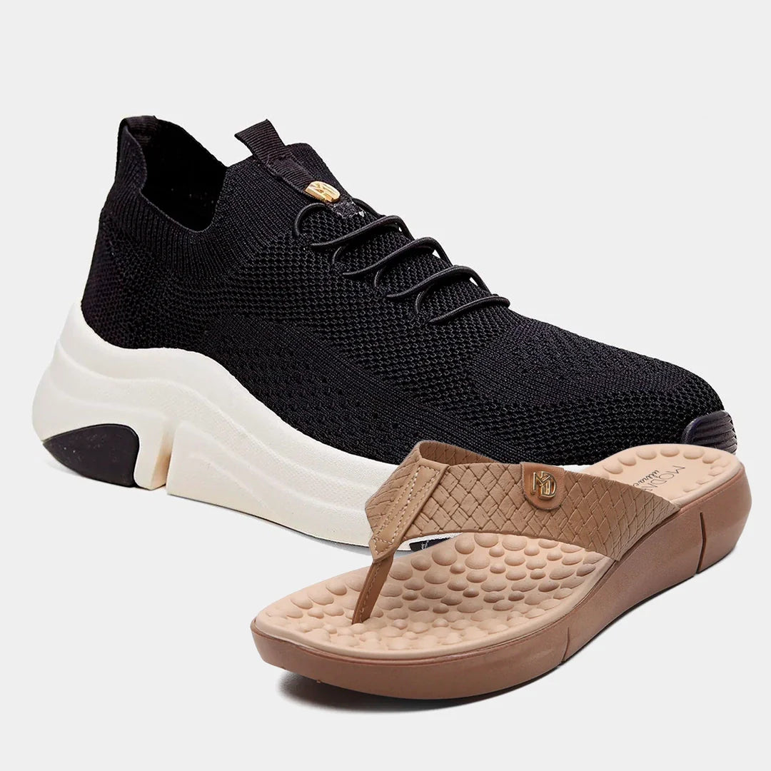 Tênis Ortopédico + Chinelo Massageador - [Mega Oferta]